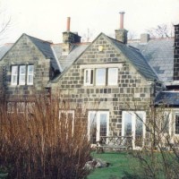 The former school now converted into two houses.